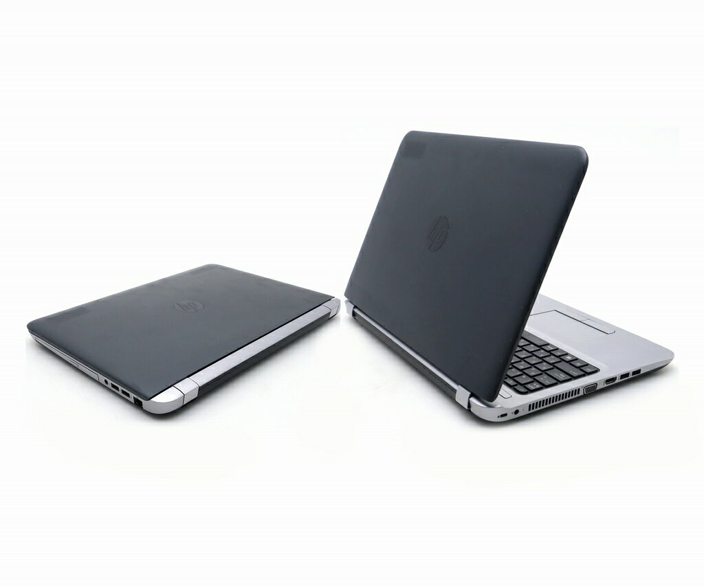 hp ProBook 450 G3 Core i5-6200U 2.3GHz 4GB 256GB(SSD) DVD-ROM 15.6インチ非光沢パネル FWXGA 1366x768ドット Windows10 Pro 64bit 小難 【中古】【20260212】