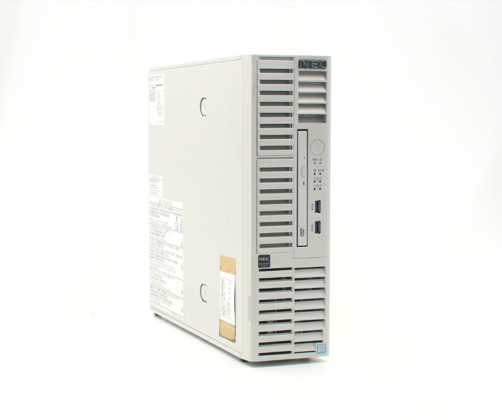 NEC Express5800/T110i-S Xeon E3-1220 v6 3GHz 16GB 500GBx2台(SATA3.5インチ/RAID1構成) DVD-ROM 【中古】【20260121】