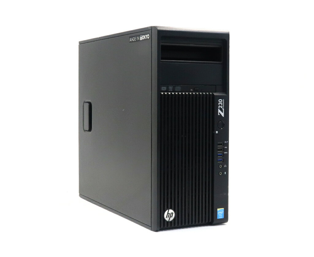 hp Z230 Tower Workstation Xeon E3-1270 v3 3.5GHz 16GB 128GB(SSD)+500GB(HDD) Quadro K2000 DVD+-RW Windows7 Pro 64bit 【中古】【20260121】