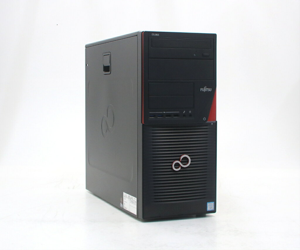 Lenovo - 富士通 CELSIUS W550 Xeon E3-1245 v5 3.5GHz 16GB 256GB(SSD) Quadro M2000 DVD+-RW Windows10 Pro 64bit 【中古】【20260324】