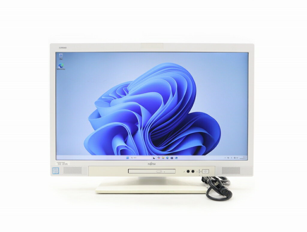 DELL - 富士通 ESPRIMO K558/B Core i5-9500T 2.2GHz 16GB 256GB(SSD) DVD+-RW 23.8インチ フルHD 1920x1080ドット Windows11 Pro 64bit 小難 【中古】【20260313】