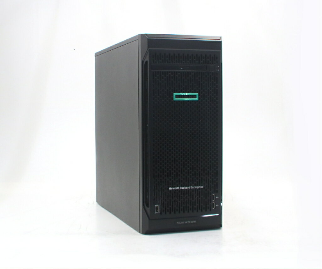 Hewlett Packard - hp ProLiant ML110 Gen10 Xeon Silver 4110 2.1GHz 16GB 300GBx6台(SAS2.5インチ/RAID50) DVD-ROM AC*2 SmartArray P408i-p SR Gen10 【中古】【20260324】