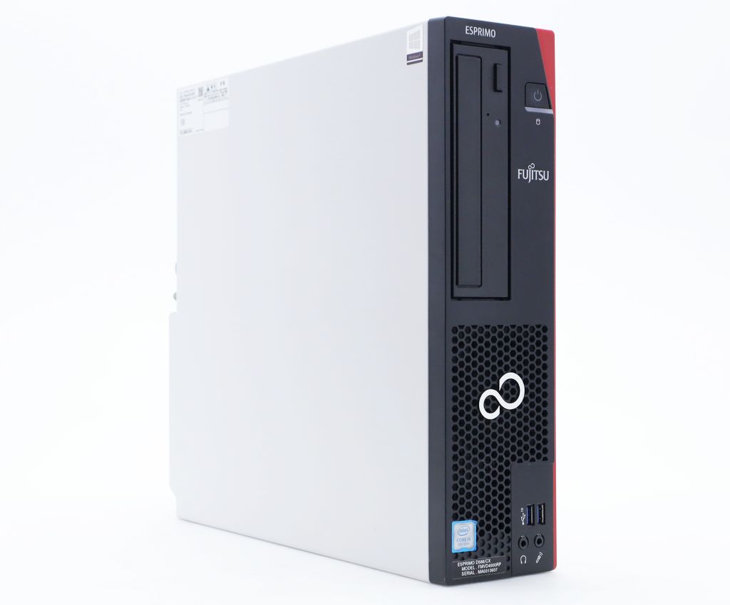 富士通 ESPRIMO D588/CX Core i5-9500 3GHz 8GB 256GB(SSD) DisplayPort/DVI-D/アナログRGB出力 DVD+-RW Windows11 Pro 64bit 小難 【中古】【20260421】