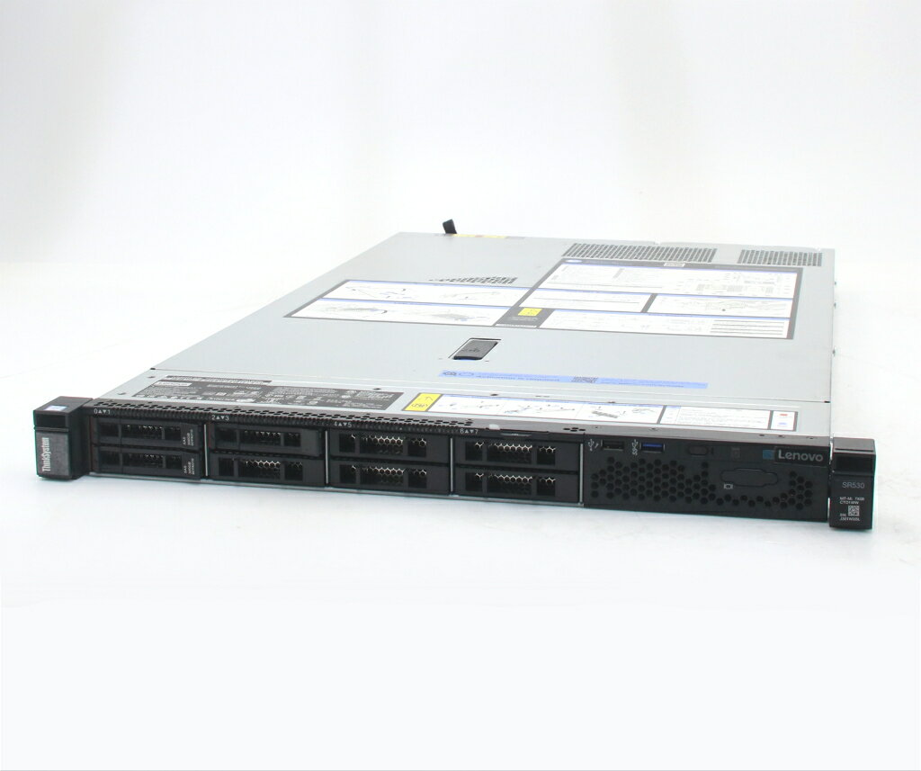 Lenovo ThinkSystem SR530 Xeon Silver 4110 2.1GHz 16GB 300GBx2台(SAS2.5インチ/12Gbps/RAID1構成) AC*2 RAID 930-16i-4GB 【中古】【20260422】