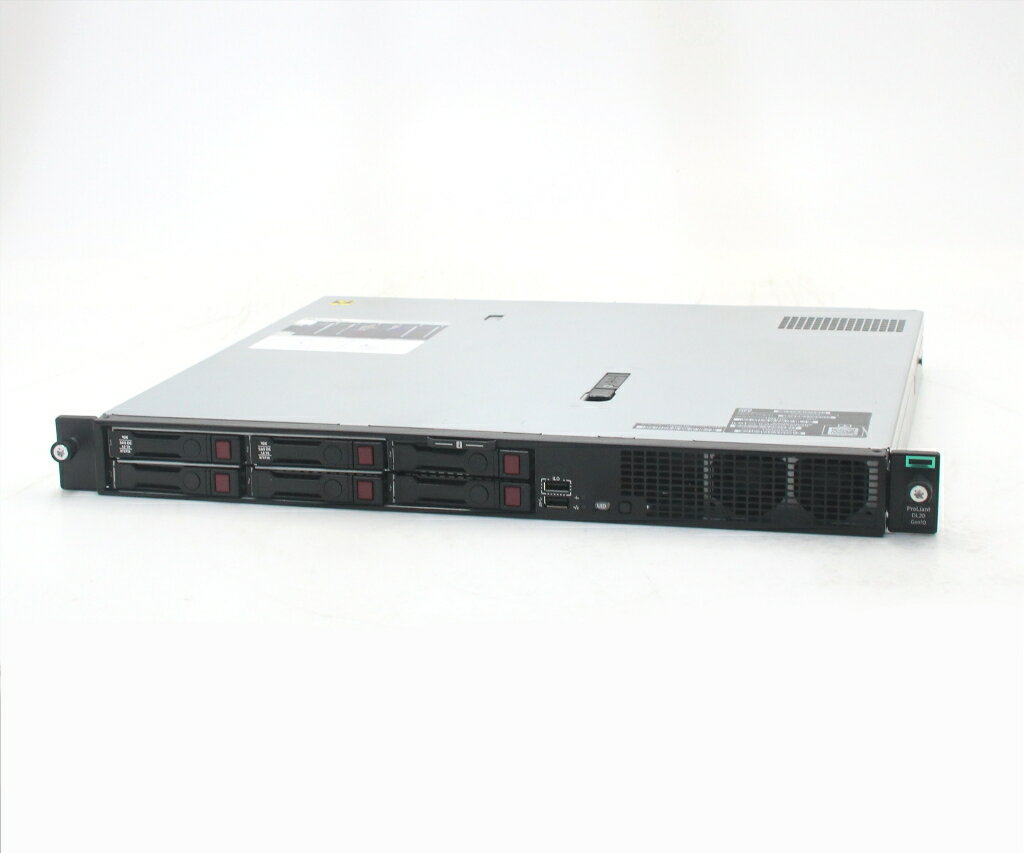 乐天商城 - hp ProLiant DL20 Gen10 Xeon E-2236 3.4GHz 32GB 1.8TBx2台(SAS2.5インチ/12Gbps/RAID1構成) AC*2 SmartArray P408i-a SR Gen10 【中古】【20260422】