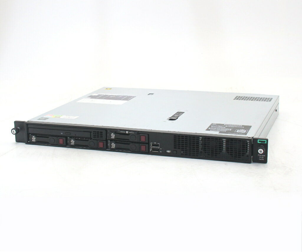 Other - hp ProLiant DL20 Gen10 Xeon E-2286G 4GHz 32GB 1.2TBx4台(SAS2.5インチ/12Gbps/RAID5構成) DVD-ROM AC*2 SmartArray E208i-a SR Gen10 【中古】【20260422】