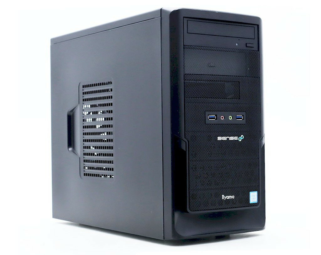 Rakuten - iiyama タワーPC SENSE∞ IISeDxi-M037 Core i7-8700K 3.7GHz 16GB 256GB(SSD)+2TB(HDD) Quadro P620 DVD+-RW Windows11 Home 64bit 【中古】【20260410】