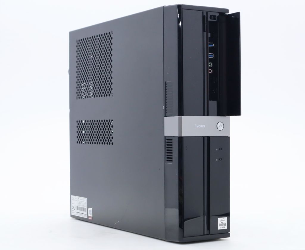 乐天商城 - iiyama スリムPC Core i3-10100 3.6GHz 8GB 256GB(NVMeSSD) HDMI/DisplayPort出力 DVD+-RW Windows11 Home 64bit 小難 【中古】【20260410】