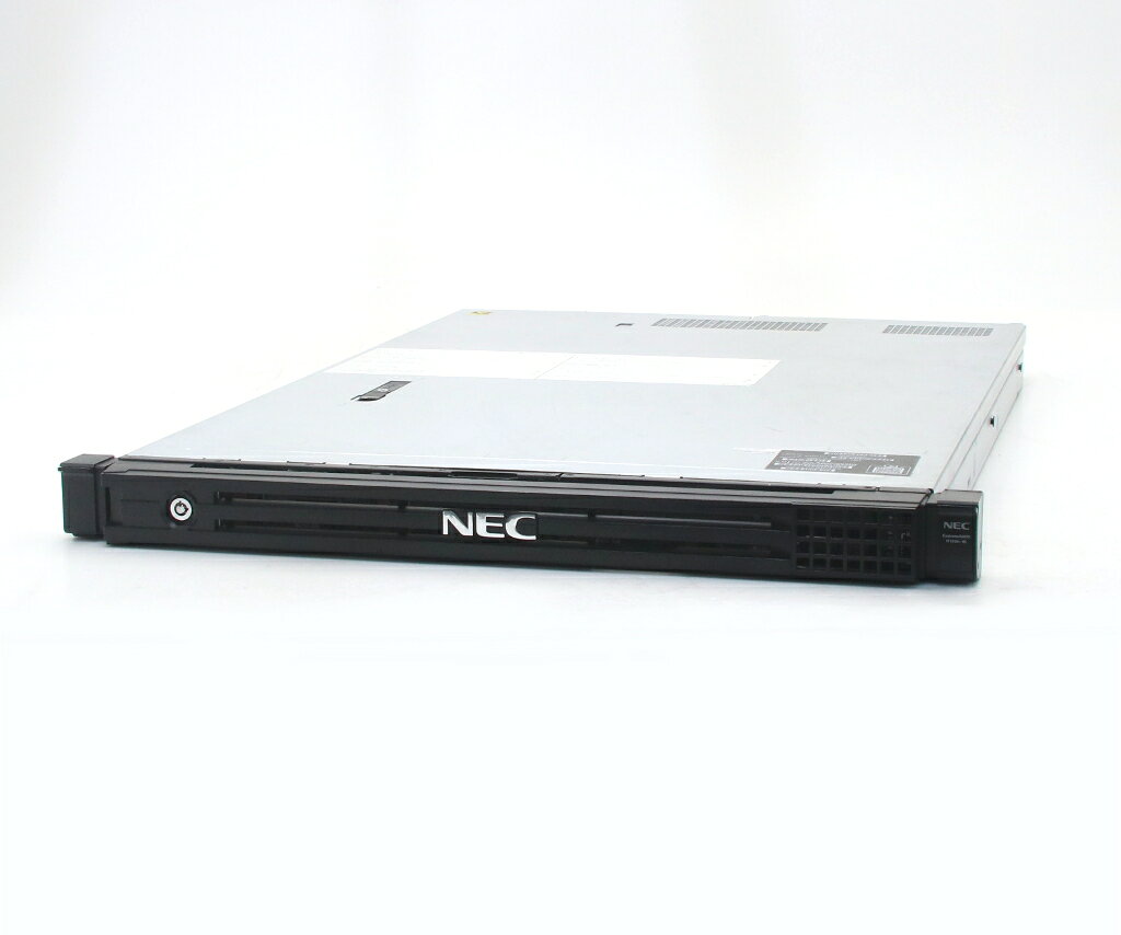 NEC - NEC Express5800/R120h-1E(hp ProLiant DL360 Gen10 OEM) Xeon Silver 4112 2.6GHz 64GB 600GBx2台(SAS2.5/RAID1) DVD P408i-a SR Gen10 【中古】【20260509】