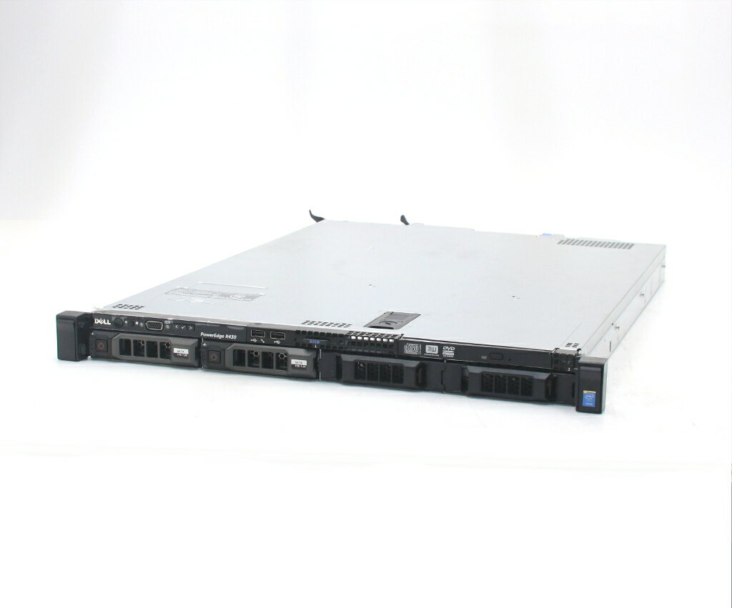 Workstations - DELL PowerEdge R430 Xeon E5-2630L v3 1.8GHz(16スレッドCPUx2基) 16GB 1TBx2台(SATA3.5インチ/RAID1構成) DVD+-RW AC*2 PERC H330 mini 【中古】【20260514】