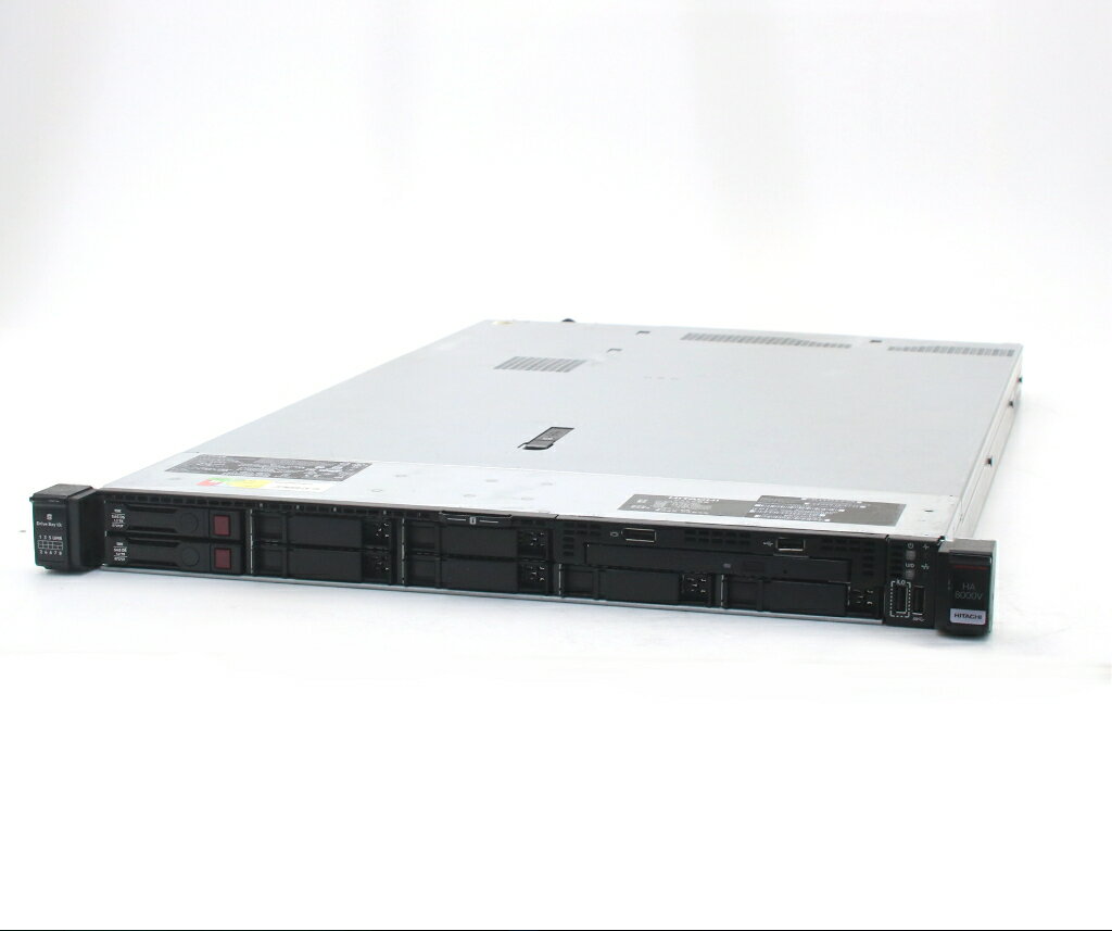 HITACHI HA8000V(ProLiant DL360 Gen10) Xeon Gold 5122 3.6GHz 32GB 1.2TBx2台(SAS2.5インチ/RAID1) DVD-ROM SmartArray P408i-a SR Gen10 【中古】【20260514】