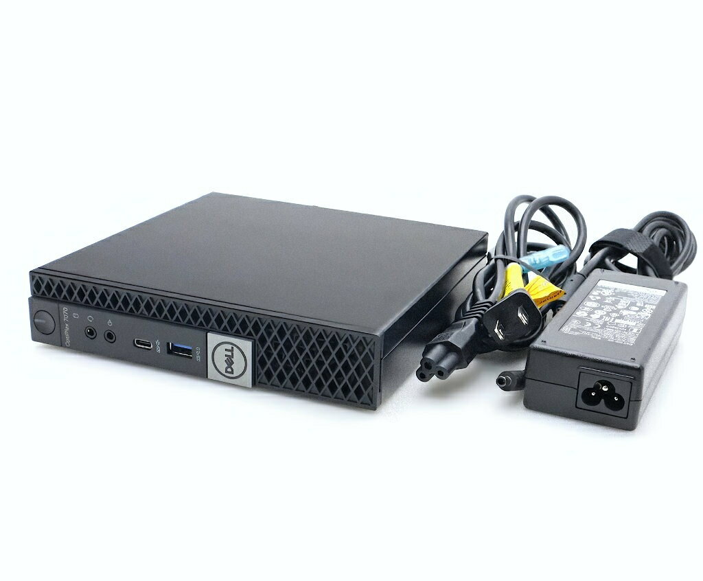 Rakuten - DELL OptiPlex 7070 Micro Core i5-9500T 2.2GHz 8GB 256GB(NVMeSSD) DisplayPort x2/アナログRGB出力 Windows11 Pro 64bit 【中古】【20260610】