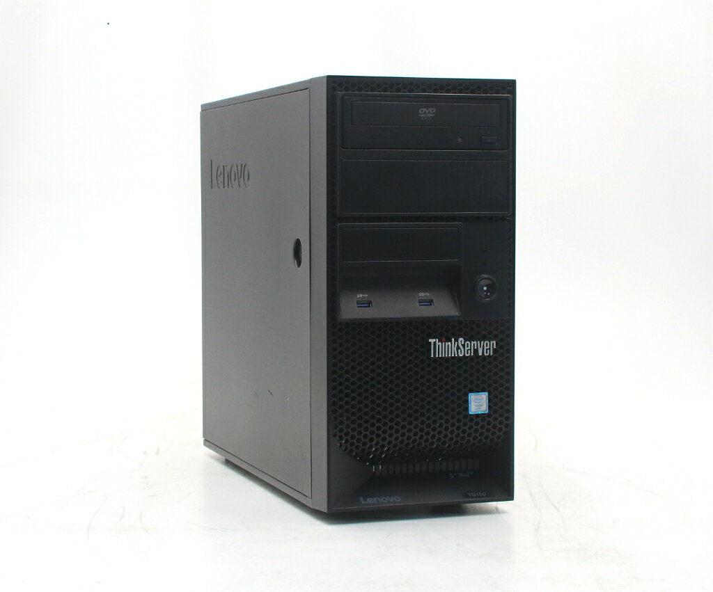 Other - Lenovo ThinkServer TS150 Xeon E3-1225 v6 3.3GHz 16GB 500GBx2台(SATA3.5インチ/RAID1構成) DVD-ROM 【中古】【20260509】
