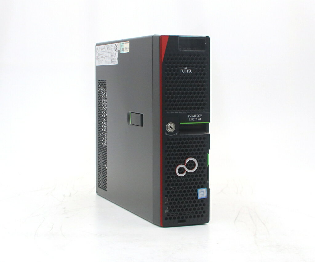 Workstations - 富士通 PRIMERGY TX1320 M4 Xeon E-2224 3.4GHz 16GB 1.2TBx2台(SAS2.5インチ/12Gbps/RAID1構成) DVD-ROM PRAID EP400i 【中古】【20260509】
