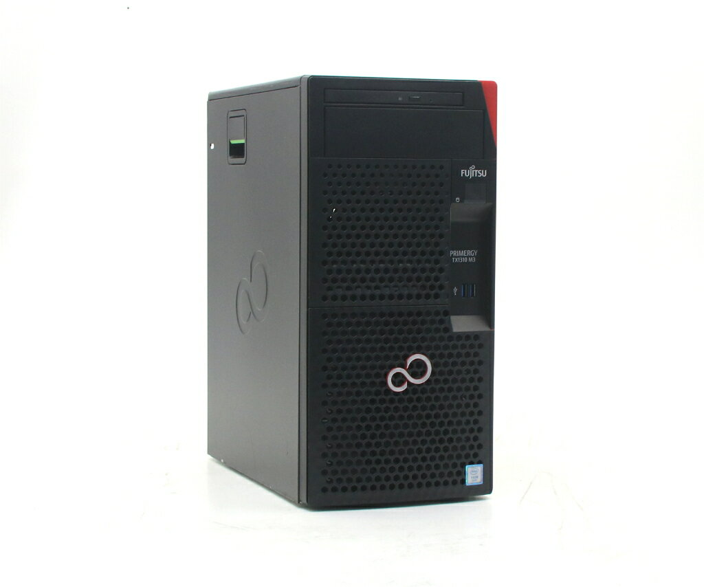 富士通 PRIMERGY TX1310 M3 Xeon E3-1225 v6 3.3GHz 8GB 1TBx2台(SATA3.5インチ/RAID1構成) DVD-ROM 【中古】【20260509】