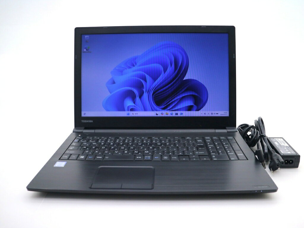 HITACHI - TOSHIBA dynabook B55/DP Core i3-8130U 2.2GHz 8GB 256GB(SSD) DVD+-RW 15.6インチ FWXGA 1366x768 Windows11 Pro 64bit 難有 【中古】【20260521】