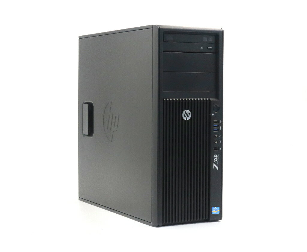 FUJITSU - hp Z420 Workstation Xeon E5-1620 v2 3.7GHz 16GB 128GB(SSD)+500GB(HDD) Quadro K4000 DVD+-RW Windows7 Pro 64bit 【中古】【20260509】