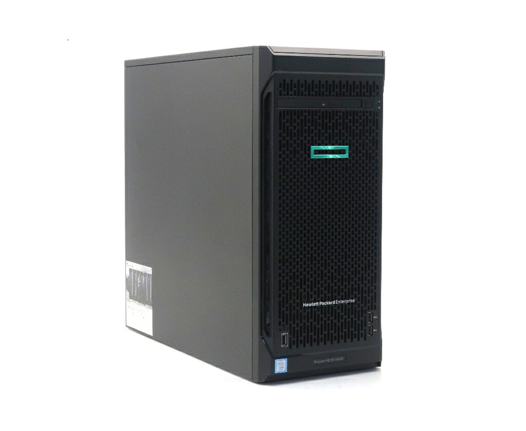 hp ProLiant ML110 Gen10 Xeon Silver 4110 2.1GHz 16GB 300GBx2台(SAS2.5インチ/RAID1) DVD-ROM AC*2 SmartArray P408i-p SR Gen10 小難 