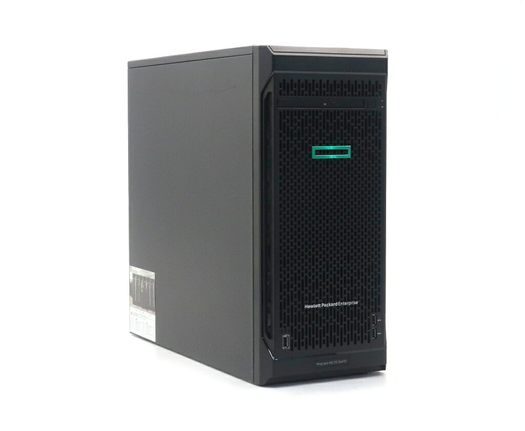 hp ProLiant ML110 Gen10 Xeon Silver 4208 2.1GHz 32GB 300GBx4台(SAS2.5インチ/12Gbps/RAID6) DVD-ROM AC*2 SmartArray P408i-p SR Gen10 