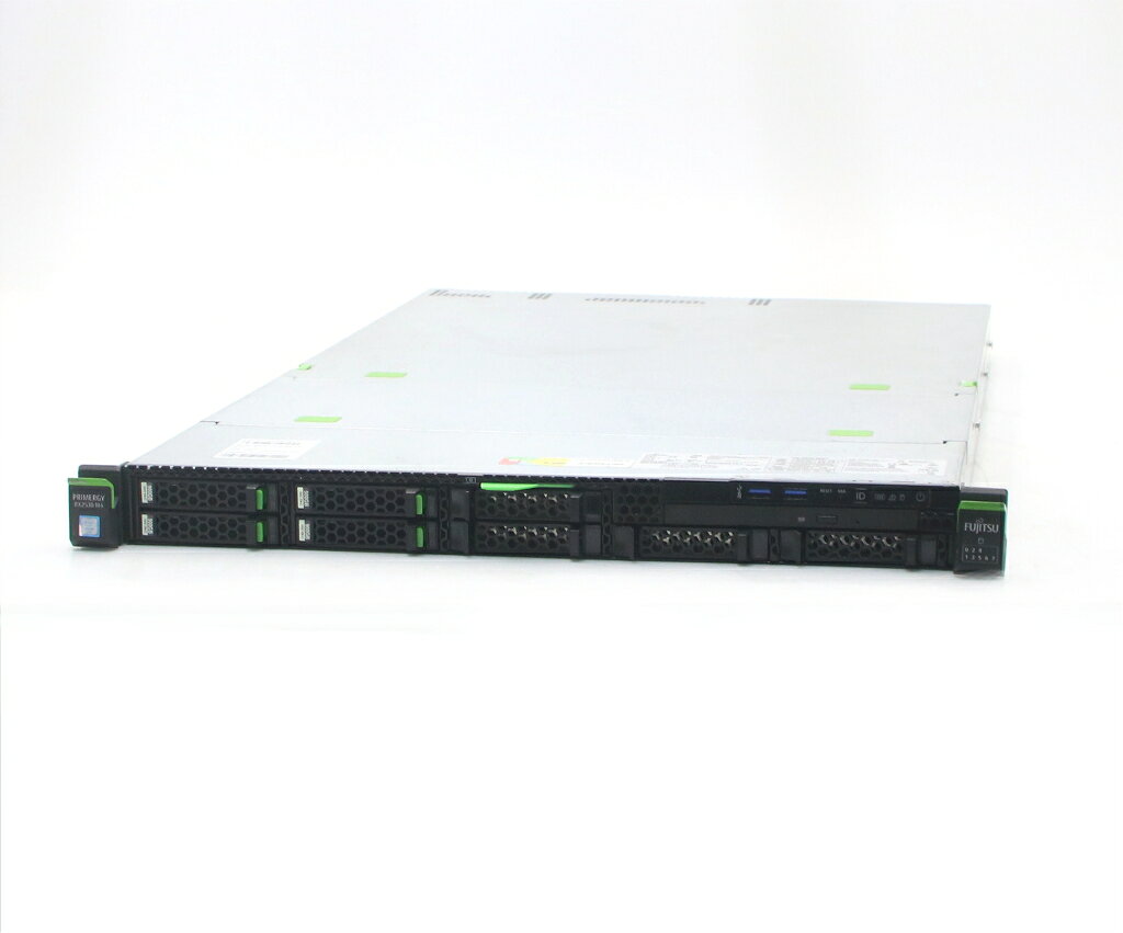 富士通 PRIMERGY RX2530 M4 Xeon Silver 4112 2.6GHz 32GB 900GBx4台(SAS2.5インチ/12Gbps/RAID5構成) DVD-ROM PRAID CP400i 