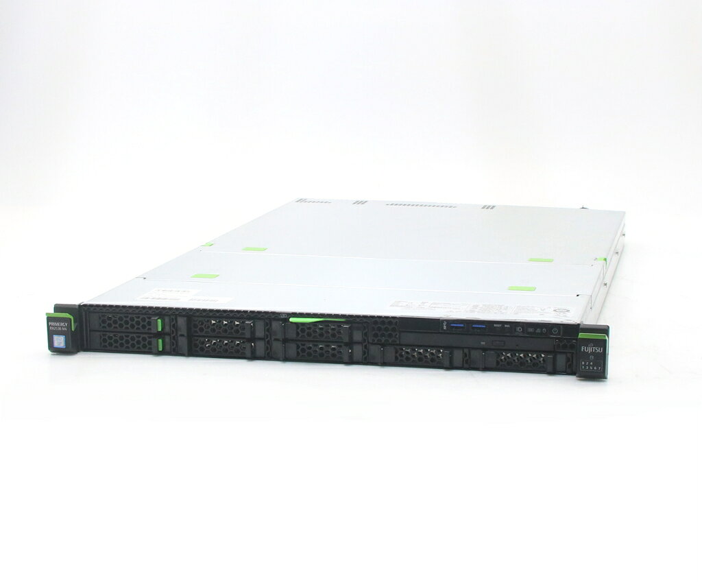 富士通 PRIMERGY RX2530 M4 Xeon Silver 4112 2.6GHz(8スレッドCPUx1基) 16GB ストレージなし DVD-ROM AC*2 PRAID CP400i 