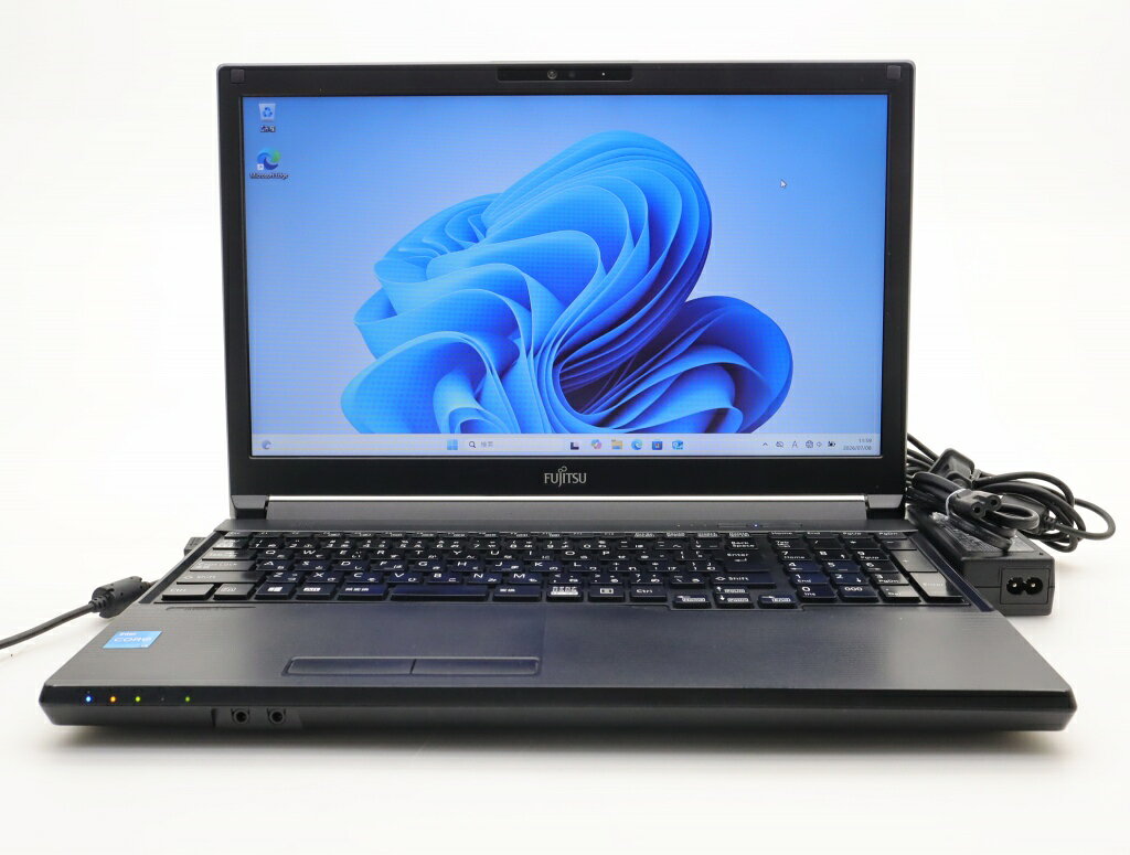 富士通 LIFEBOOK A5511/G Core i3-1125G4 2GHz 8GB 256GB(NVMeSSD) DVD-ROM 15.6インチ非光沢 FWXGA 1366x768 Windows11 Pro 小難 