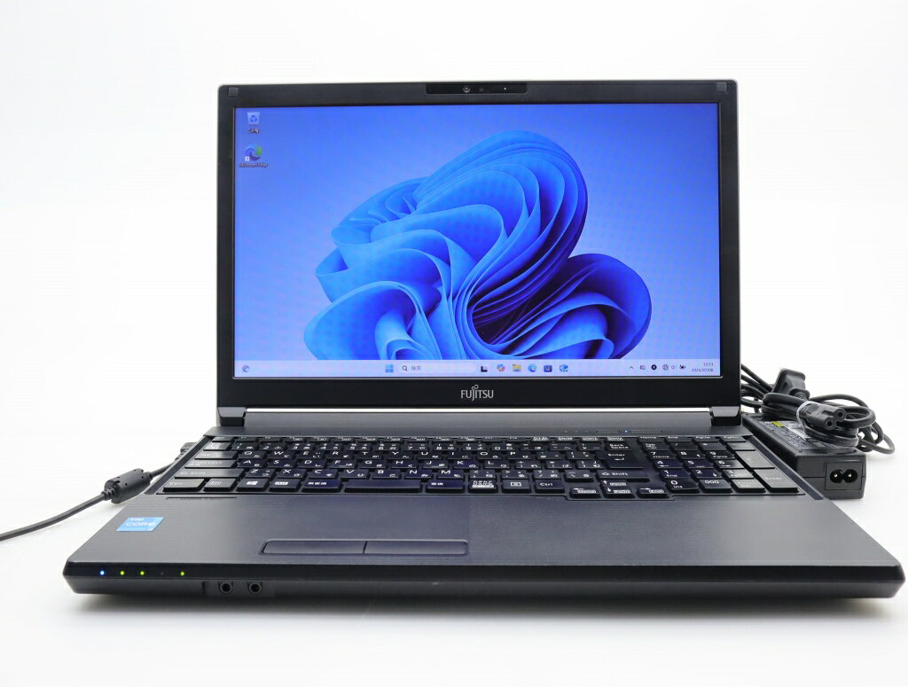 富士通 LIFEBOOK A5511/G Core i3-1125G4 2GHz 8GB 256GB(NVMeSSD) DVD-ROM 15.6インチ非光沢 FWXGA 1366x768 Windows11 Pro 小難 