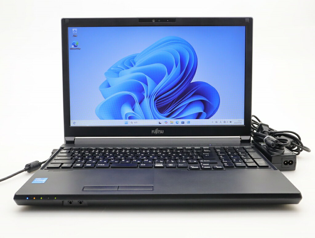 富士通 LIFEBOOK A5511/G Core i3-1125G4 2GHz 8GB 256GB(NVMeSSD) DVD-ROM 15.6インチ非光沢 FWXGA 1366x768 Windows11 Pro 小難 