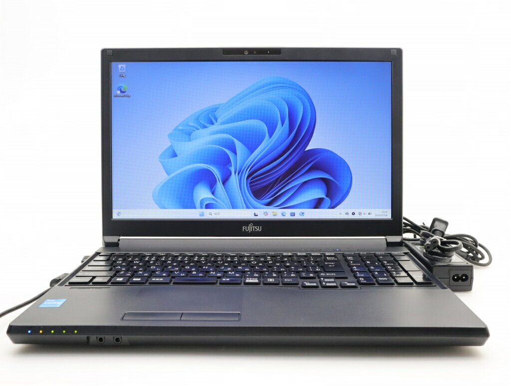 富士通 LIFEBOOK A5511/G Core i3-1125G4 2GHz 8GB 256GB(NVMeSSD) DVD-ROM 15.6インチ非光沢 FWXGA 1366x768 Windows11 Pro 小難 