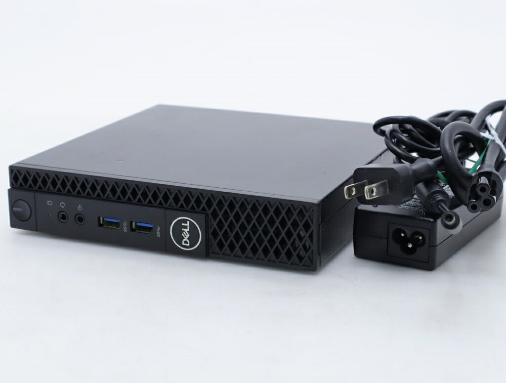 商品情報 No.565265665メーカーDELL商品名 型番・型名OptiPlex 3070 Micro仕様■基本スペック　・CPU：Core i5-8500T 2.1GHz(6コア6スレッド)　・メモリ：8GB(8GBx1枚)　・ストレージ：256GB(NVMeSSD)　・VGA：オンボード(HDMI/DisplayPort/アナログRGB出力)　・DRIVE：なし　・その他機能：無線LAN(802.11ac)、Bluetooth　・OS：Windows11 Pro 64bit状態・動作状況■動作：中古動作品外観■汚れ　・外装汚れ若干有り。■シール痕　・若干あり。■傷　・外装に使用に差し支えない擦り傷がございます。■その他　・中古品のため使用に差し支えない傷、汚れがある場合がございます。　・本体内外装は清掃しておりますが、多少の汚れが残っている可能性がございます。　・筐体に若干のキズあり　・背面にサビあり附属品■付属品　・ACアダプター■特記欠品　・アンテナ欠品対応情報-備考　※一部ゴム足等動作に支障のない部材が欠品している場合があります　※電源スイッチLED劣化のためランプが暗い、または点灯しない場合があります　・前面USBポート1箇所不良のため使用不可ご注意　・本商品は店頭等でも販売している為、稀に在庫切れの場合があります。　・その場合、代替品をご提案させていただきます。