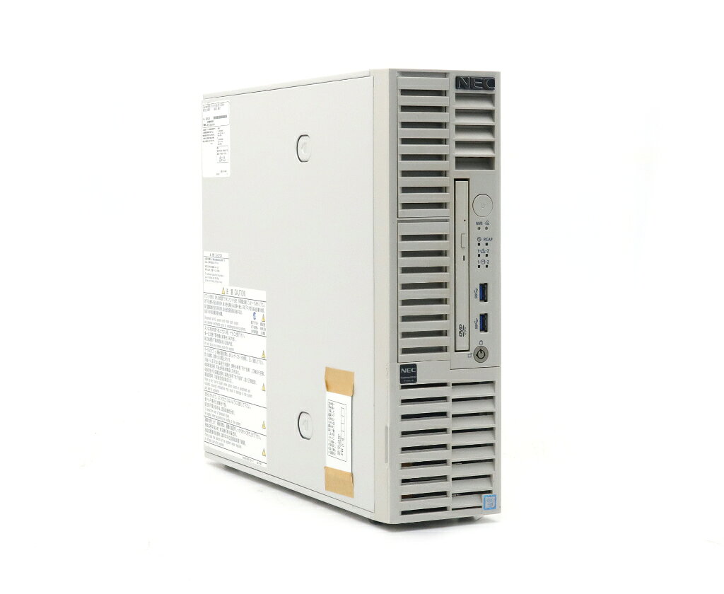 NEC Express5800/T110i-S Xeon E3-1220 v6 3GHz 16GB 300GBx2台(SAS2.5インチ/12Gbps/RAID1構成) DVD-ROM MegaRAID 9362-8i 1GB 【中古】【20260804】