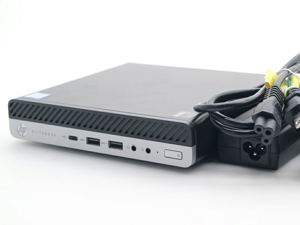 商品情報 No.553268230メーカーhp商品名 型番・型名EliteDesk 800 G5 DM※6AU21AV仕様■基本スペック　・CPU：Core i3-9100T 3.1GHz(4コア4スレッド)　・メモリ：8GB(8GBx1枚)　・ストレージ：256GB(新品NVMeSSD)　・VGA：オンボード(DisplayPort x2/アナログRGB出力)　・DRIVE：なし　・OS：Windows11 Pro 64bit状態・動作状況■動作：中古動作品外観■汚れ　・外装汚れ若干有り。■シール痕　・若干あり。■傷　・外装に使用に差し支えない擦り傷がございます。■その他　・中古品のため使用に差し支えない傷、汚れがある場合がございます。　・本体内外装は清掃しておりますが、多少の汚れが残っている可能性がございます。　・筐体に若干のキズあり附属品■付属品　・ACアダプター対応情報-備考　※一部ゴム足等動作に支障のない部材が欠品している場合があります　※電源スイッチLED劣化のためランプが暗い、または点灯しない場合がありますご注意　・本商品は店頭等でも販売している為、稀に在庫切れの場合があります。　・その場合、代替品をご提案させていただきます。