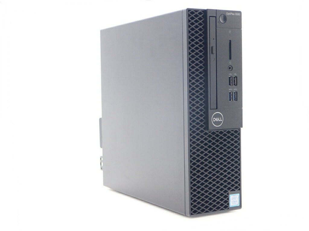 商品情報 No.554265846メーカーDELL商品名 型番・型名OptiPlex 3060 SFF仕様■基本スペック　・CPU：Core i5-8500 3GHz(6コア6スレッド)　・メモリ：8GB(8GBx1枚)　・ストレージ：256GB(SSD)　・VGA：オンボード(HDMI/DisplayPort/アナログRGB出力)　・DRIVE：DVD-ROM　・その他機能：SDカードリーダー　・OS：Windows11 Pro 64bit状態・動作状況■動作：中古動作品外観■汚れ　・外装汚れ若干有り。■シール痕　・若干あり。■傷　・外装に使用に差し支えない擦り傷がございます。■その他　・中古品のため使用に差し支えない傷、汚れがある場合がございます。　・本体内外装は清掃しておりますが、多少の汚れが残っている可能性がございます。　・筐体に若干のキズあり附属品■付属品　・なし対応情報-備考　※一部ゴム足等動作に支障のない部材が欠品している場合があります　※電源スイッチLED劣化のためランプが暗い、または点灯しない場合がありますご注意　・本商品は店頭等でも販売している為、稀に在庫切れの場合があります。　・その場合、代替品をご提案させていただきます。