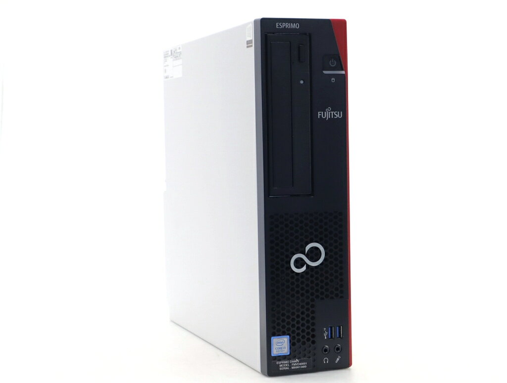富士通 ESPRIMO D588/V Core i3-8100 3.6GHz 8GB 256GB(SSD) DisplayPort/DVI-D出...