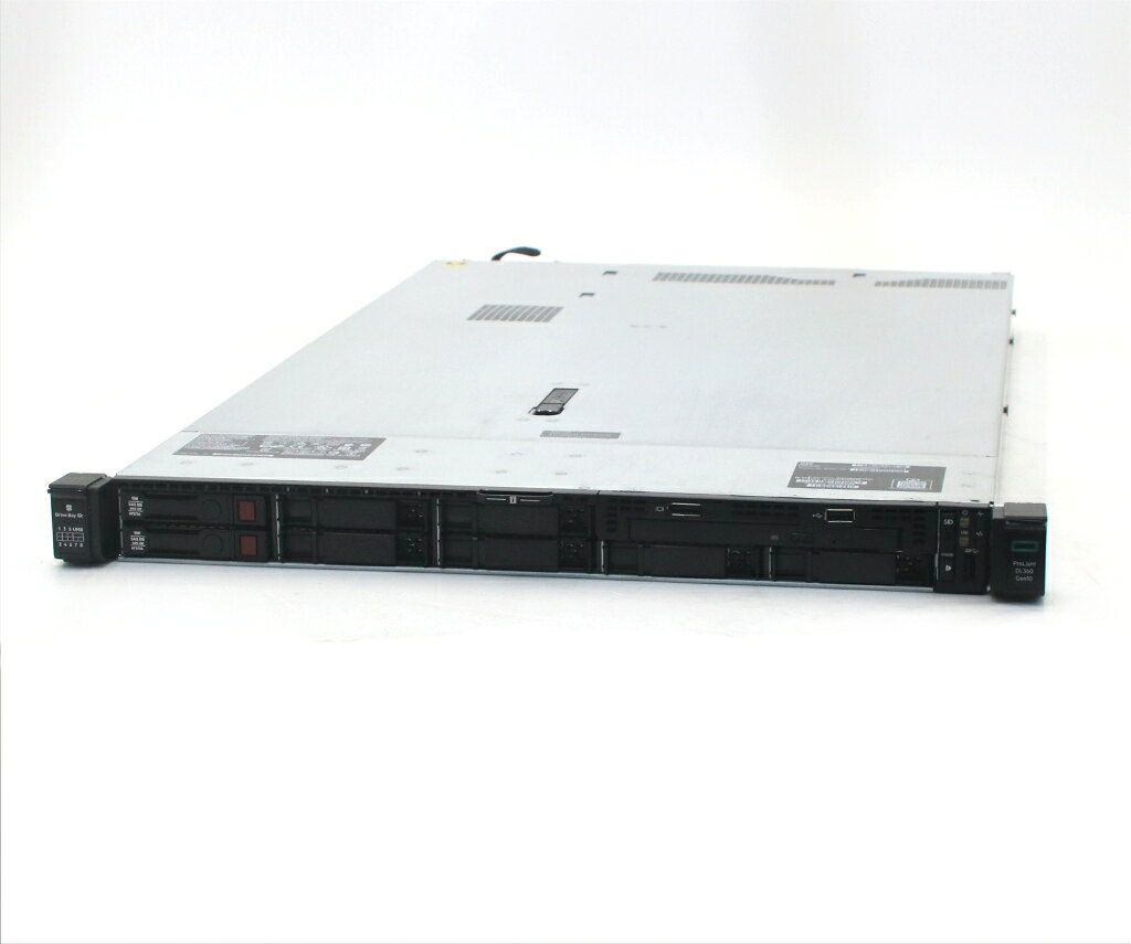 商品情報 No.545268427メーカーhp商品名 型番・型名ProLiant DL360 Gen10※867961-291仕様■基本スペック　・CPU：Xeon Bronze 3106 1.7GHz(8コア8スレッドx1基)　・メモリ：16GB(16GBx1枚)　・ストレージ：600GBx2台(SAS2.5インチ/12Gbps/RAID1構成)　・RAID：SmartArray P408i-a SR Gen10(SAS12Gbps対応)　・VGA：オンボード　・DRIVE：DVD-ROM　・AC：2基実装　・COA：なし　・OS：なし(※別途OSインストールが必要となります)状態・動作状況■動作：中古動作品外観■汚れ　・外装汚れ若干有り。■シール痕　・若干あり。■傷　・外装に使用に差し支えない擦り傷がございます。■その他　・中古品のため使用に差し支えない傷、汚れがある場合がございます。　・本体内外装は清掃しておりますが、多少の汚れが残っている可能性がございます。　・筐体に若干のキズあり附属品■付属品　・なし対応情報-備考　・500W電源2基搭載　・簡易OSにて動作確認後HDD消去済み、OSは付属いたしておりませんご注意　・本商品は店頭等でも販売している為、稀に在庫切れの場合があります。　・その場合、代替品をご提案させていただきます。