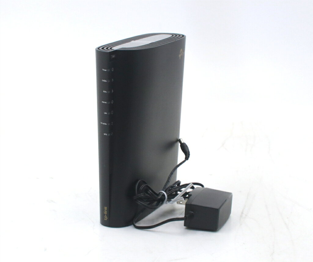 商品情報 No.546262777メーカーtp-link商品名 型番・型名Archer AX5400仕様■基本スペック　・4ポートWi-Fi6対応ギガビットルーター　・VPNクライアント機能搭載　・設定初期化済状態・動作状況■動作：中古動作品外観■汚れ　・外装汚れ若干有り。■シール痕　・若干あり。■傷　・外装に使用に差し支えない擦り傷がございます。■その他　・中古品のため使用に差し支えない傷、汚れがある場合がございます。　・本体内外装は清掃しておりますが、多少の汚れが残っている可能性がございます。　・使用に差し支えないキズ及び汚れ等はございますが大きな破損等はございません附属品■付属品　・ACアダプター対応情報-備考-ご注意　・本商品は店頭等でも販売している為、稀に在庫切れの場合があります。　・その場合、代替品をご提案させていただきます。