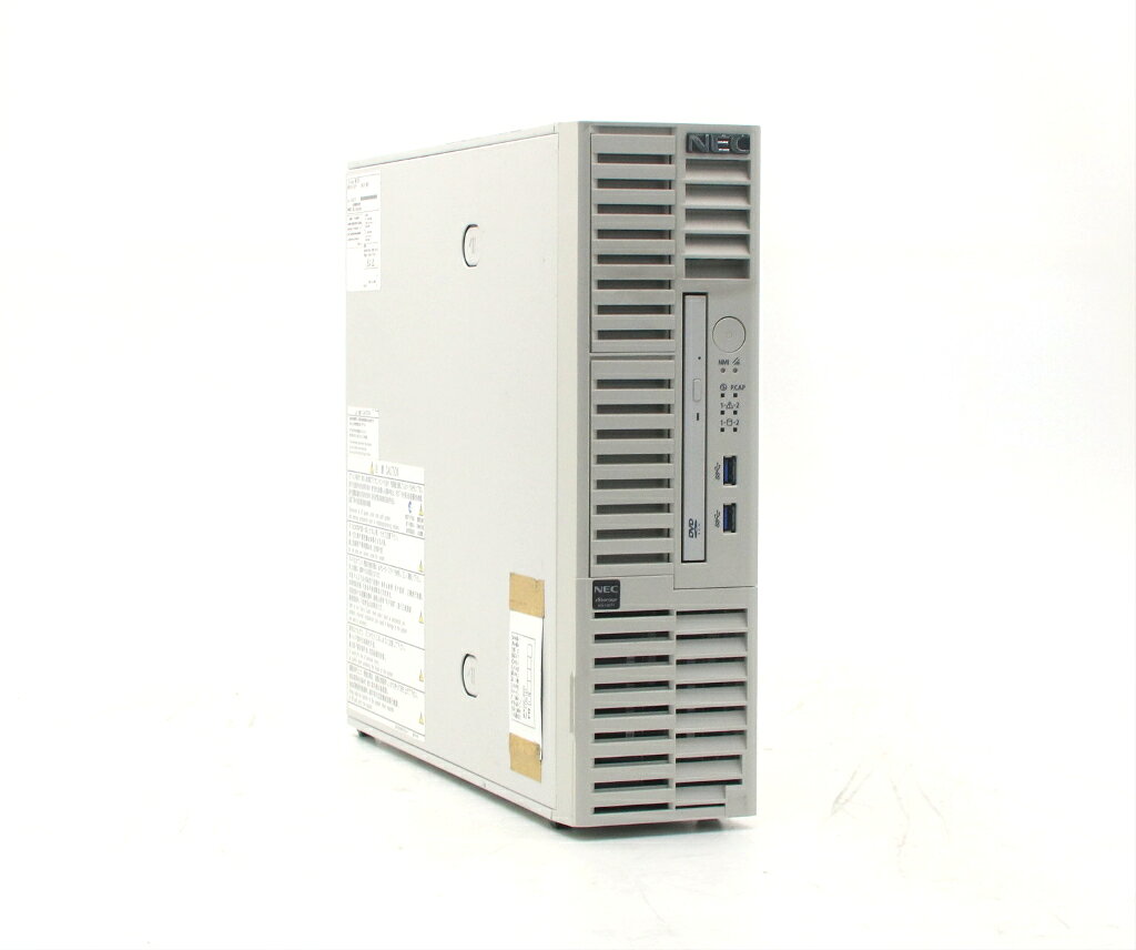 商品情報 No.554265198メーカーNEC商品名 型番・型名iStorage NS100 Ti※NF8100-253Y仕様■基本スペック　・CPU：Pentium Gold G5400 3.7GHz(2コア4スレッド)　・メモリ：32GB(8GBx4枚)　・ストレージ：1TBx2台(SATA3.5インチ/RAID1構成)　・RAID：オンボード SATA RAID　・VGA：オンボード　・DRIVE：DVD-ROM　・COA：Storage Svr 2016 Workgroup　・OS：なし(※別途OSインストールが必要となります)状態・動作状況■動作：中古動作品外観■汚れ　・外装汚れ若干有り。■シール痕　・若干あり。■傷　・外装に使用に差し支えない擦り傷がございます。■その他　・中古品のため使用に差し支えない傷、汚れがある場合がございます。　・本体内外装は清掃しておりますが、多少の汚れが残っている可能性がございます。　・筐体に若干のキズあり附属品■付属品　・なし対応情報-備考　・フロントパネル固定部ツメ割れの為固定できません　・光学ドライブ不良のため使用不可　・OSライセンスシール貼付されておりますがOS欠品の為簡易OSにて動作確認後HDD消去済み、OSは付属いたしておりませんご注意　・本商品は店頭等でも販売している為、稀に在庫切れの場合があります。　・その場合、代替品をご提案させていただきます。