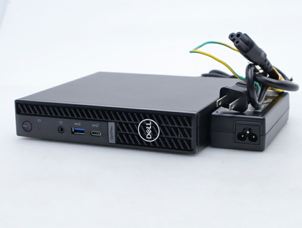 商品情報 No.556261010メーカーDELL商品名 型番・型名OptiPlex 7020 Micro※0C7B仕様■基本スペック　・CPU：Core i5-12500T 2GHz(6コア12スレッド)　・メモリ：16GB(16GBx1枚)　・ストレージ：512GB(NVMeSSD)　・VGA：オンボード(HDMI/DisplayPort/アナログRGB出力)　・DRIVE：なし　・OS：Windows11 Pro 64bit状態・動作状況■動作：中古動作品外観■汚れ　・外装汚れ若干有り。■シール痕　・若干あり。■傷　・外装に使用に差し支えない擦り傷がございます。■その他　・中古品のため使用に差し支えない傷、汚れがある場合がございます。　・本体内外装は清掃しておりますが、多少の汚れが残っている可能性がございます。附属品■付属品　・ACアダプター対応情報-備考　※一部ゴム足等動作に支障のない部材が欠品している場合があります　※電源スイッチLED劣化のためランプが暗い、または点灯しない場合がありますご注意　・本商品は店頭等でも販売している為、稀に在庫切れの場合があります。　・その場合、代替品をご提案させていただきます。