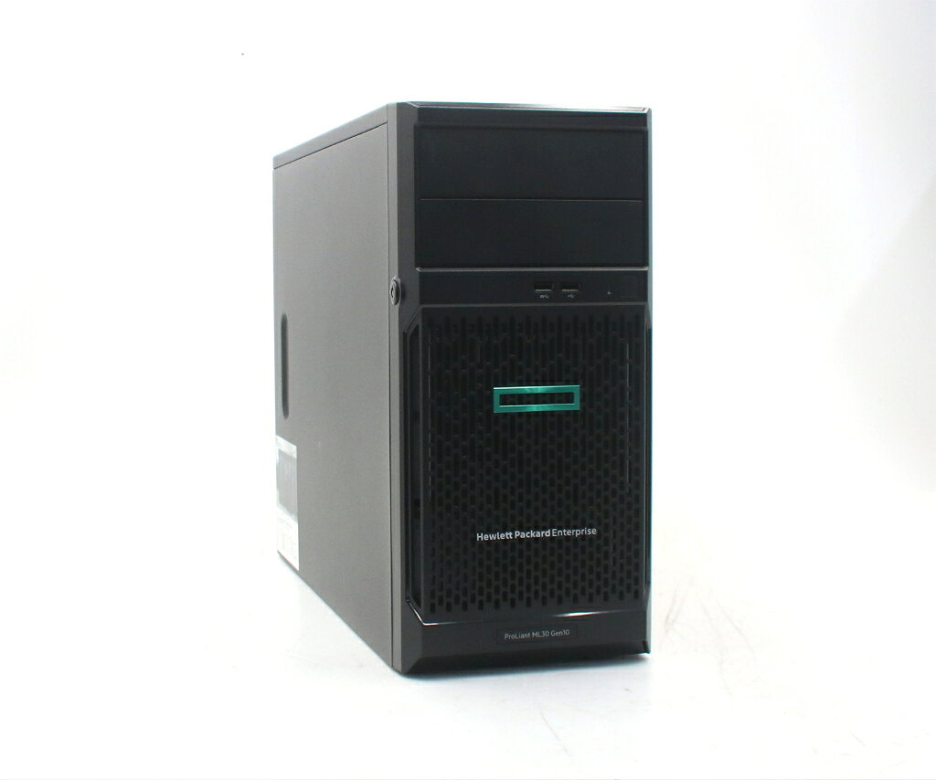 商品情報 No.564262621メーカーhp商品名 型番・型名ProLiant ML30 Gen10※P06761-B21仕様■基本スペック　・CPU：Pentium Gold G5400 3.7GHz(2コア4スレッド)　・メモリ：16GB(16GBx1枚)　・ストレージ：500GBx3台(SATA3.5インチ/RAID5構成)　・RAID：SmartArray E208i-p SR Gen10(SAS12Gbps対応)　・VGA：オンボード　・DRIVE：なし　・COA：Svr 2016 Std　・OS：なし(※別途OSインストールが必要となります)状態・動作状況■動作：中古動作品外観■汚れ　・外装汚れ若干有り。■シール痕　・若干あり。■傷　・外装に使用に差し支えない擦り傷がございます。■その他　・中古品のため使用に差し支えない傷、汚れがある場合がございます。　・本体内外装は清掃しておりますが、多少の汚れが残っている可能性がございます。　・筐体に若干のキズあり附属品■付属品　・なし対応情報-備考　・RAIDカードは12Gbpsに対応していますがHDDが対応していないため12Gbpsで動作できません　・OSライセンスシール貼付されておりますがOS欠品の為簡易OSにて動作確認後HDD消去済み、OSは付属いたしておりませんご注意　・本商品は店頭等でも販売している為、稀に在庫切れの場合があります。　・その場合、代替品をご提案させていただきます。