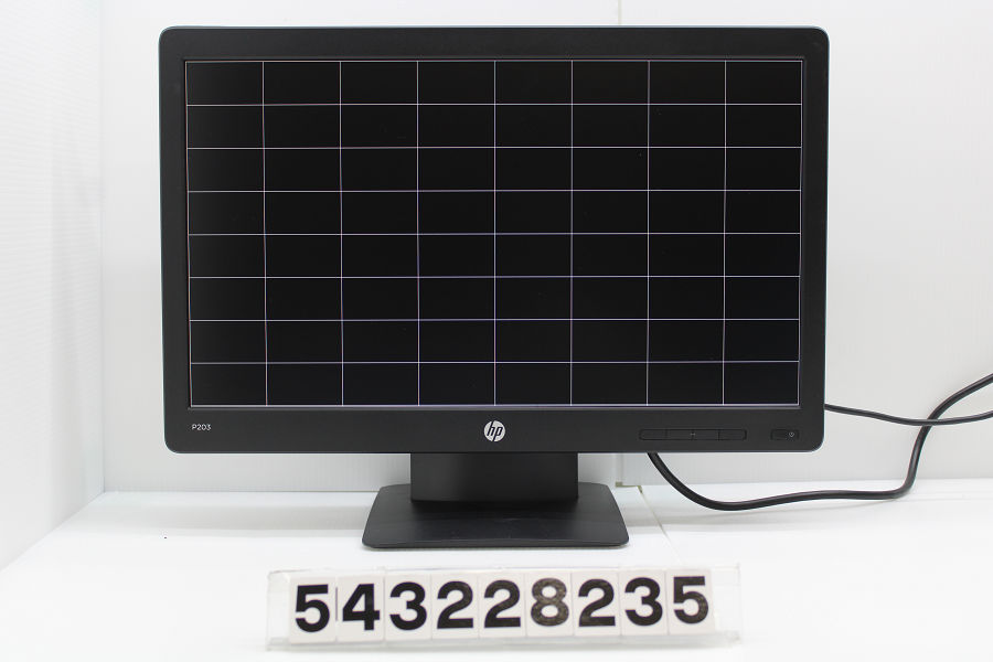 hp P203 20インチワイド WXGA++(1600x900)液晶モニター DisplayPort×1/D-Sub×1【中古】【20220524】