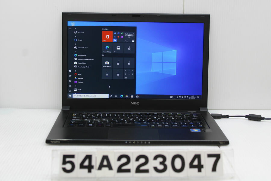 【ジャンク品】NEC PC-VK17TGSC5XFJ Core i5 4210U 1.7GHz/4GB/128GB(SSD)/13.3W/WQHD(2560x1440)/Win10 バッテリー完全消耗【中古】【20230331】