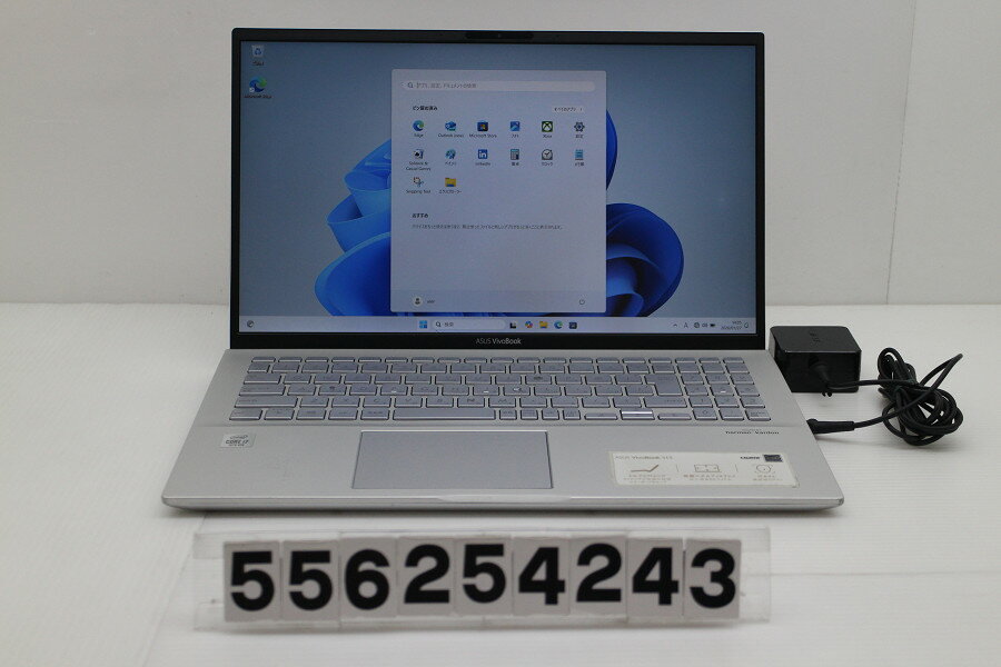 15 inches - ASUS VivoBook S15 S531FA シルバー Core i7 10510U 1.8GHz/16GB/512GB(SSD)+1TB/15.6W/FHD(1920x1080)/Win11 外装割れあり【中古】【20260203】