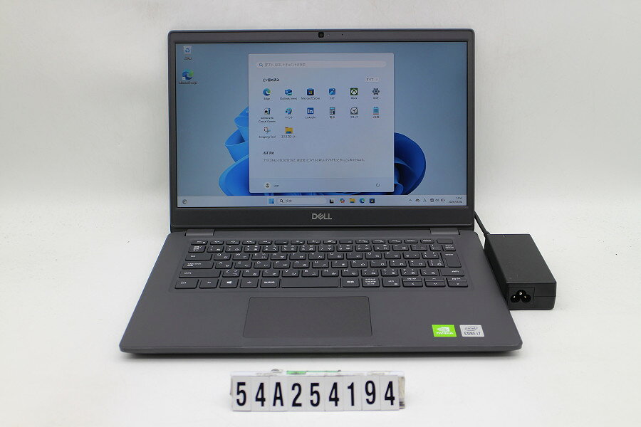 DELL Latitude 3410 Core i7 10510U 1.8GHz/16GB/256GB(SSD)/14W/FHD(1920x1080)/Win11/NVIDIA GeForce MX230 画面シミあり【中古】【20260310】