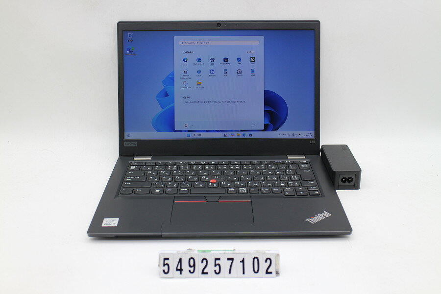 GATEWAY - Lenovo ThinkPad L13 Core i3 10110U 2.1GHz/8GB/256GB(SSD)/13.3W/FWXGA(1366x768)/Win11 外装割れあり【中古】【20260317】