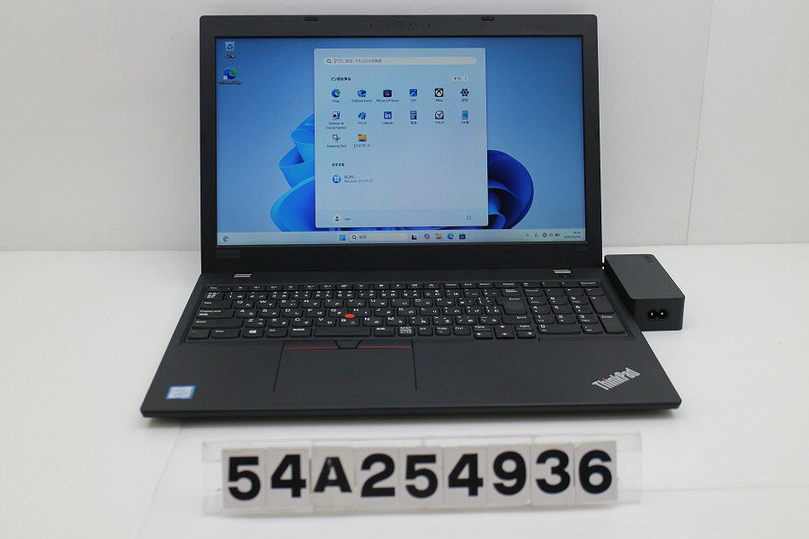 15 inches - Lenovo ThinkPad L590 Core i5 8265U 1.6GHz/8GB/256GB(SSD)/15.6W/FWXGA(1366x768)/Win11 キー文字消えあり【中古】【20260205】