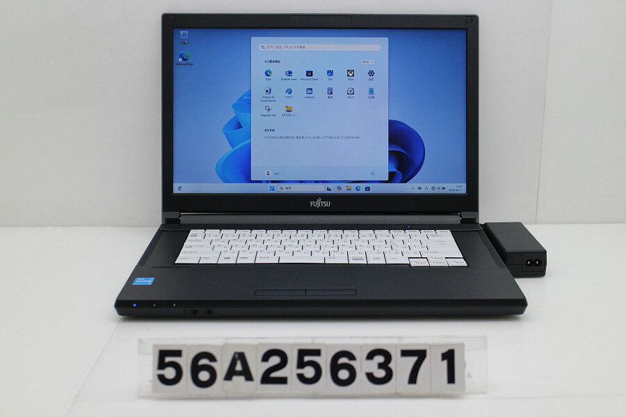 15 inches - 富士通 LIFEBOOK A5511/H Core i3 1125G4 2GHz/8GB/256GB(SSD)/Multi/15.6W/FWXGA(1366x768)/Win11【中古】【20260313】