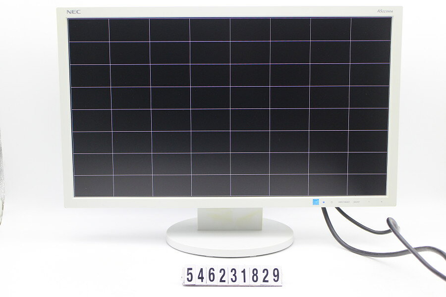 NEC LCD-AS223WM 21.5インチワイド FHD(1920x1080)液晶モニター D-Sub×1/DVI-D×1/HDMI×1 液晶色ムラ【中古】【20240201】