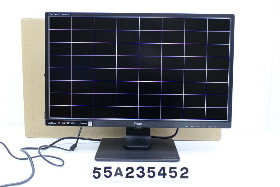 iiyama ProLite XB2481HSU 23.8インチワイド FHD(1920x1080)液晶モニター D-Sub×1/HDMI×1/DisplayPort×1【中古】【20240402】