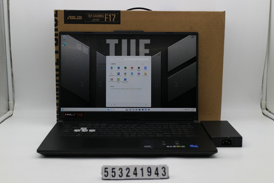 ASUS TUF Gaming F17 Core i7 12700H 2.3GHz/16GB/512GB(SSD)/17.3W/FHD(1920x1080)/Win11/GeForce RTX3060【中古】【20240413】