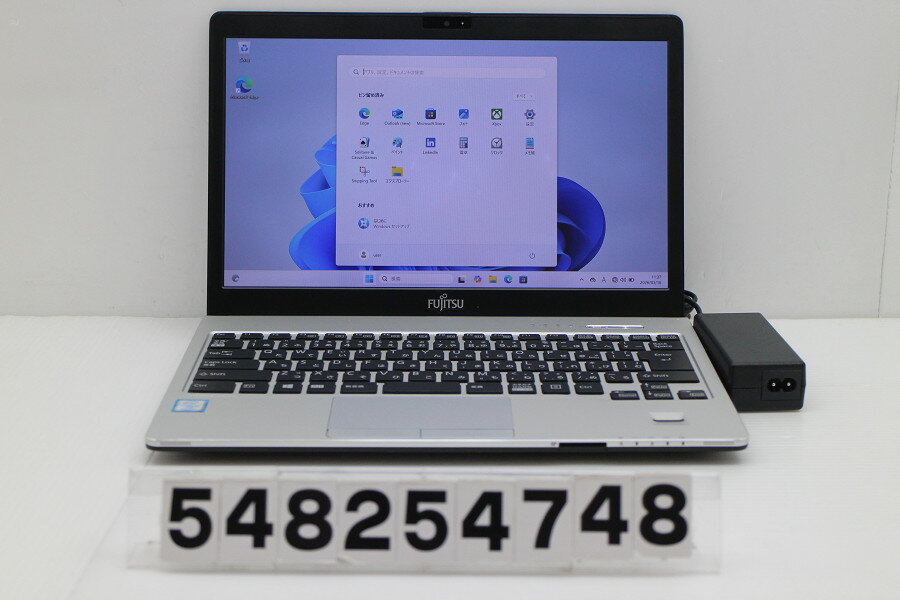 13 吋 - 富士通 LIFEBOOK S938/V Core i5 8350U 1.7GHz/8GB/256GB(SSD)/Multi/13.3W/FHD(1920x1080)/Win11 画面シミあり【中古】【20260319】